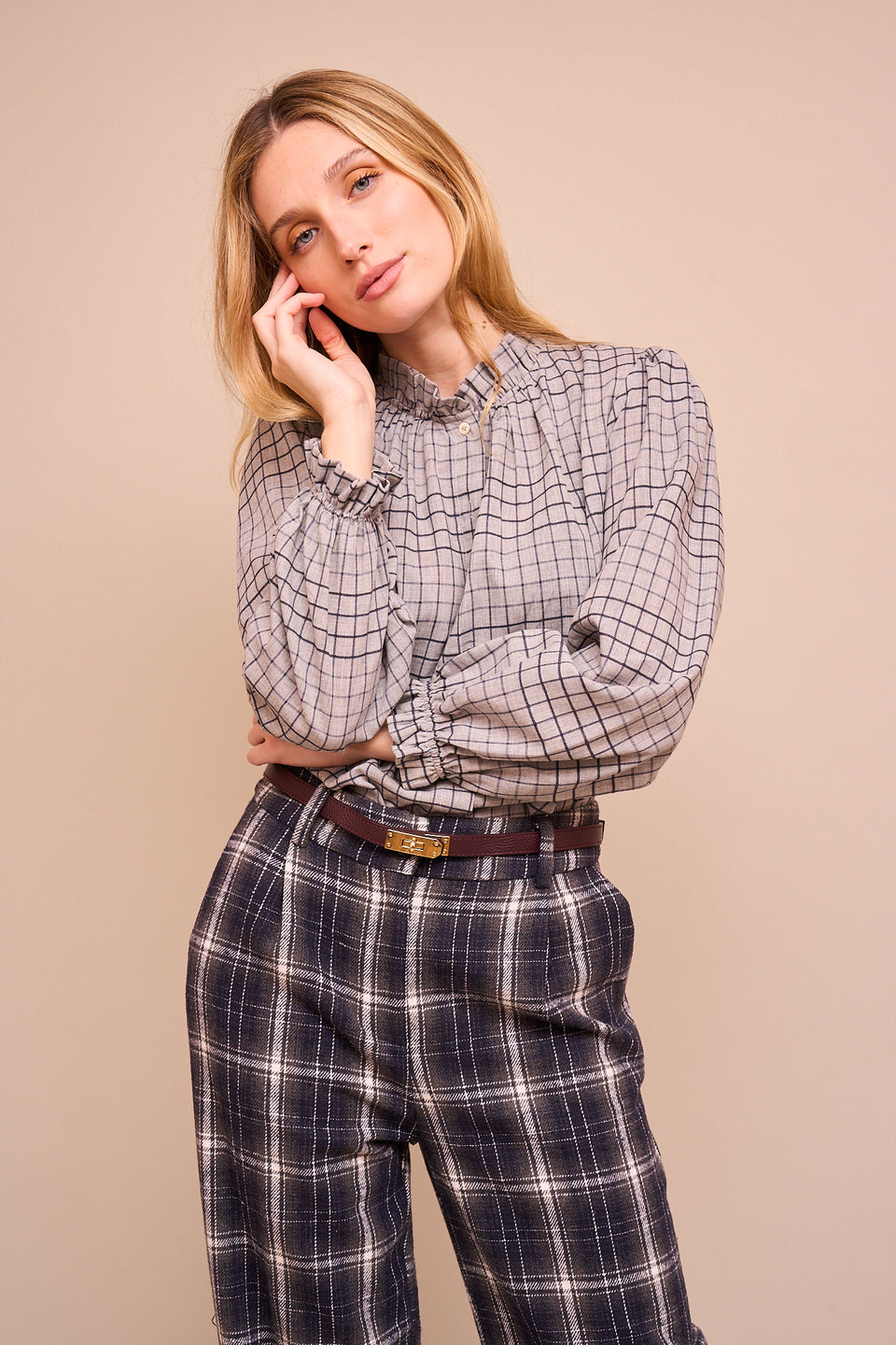 Chemise Yes 30492 Gris-1 - Image 5