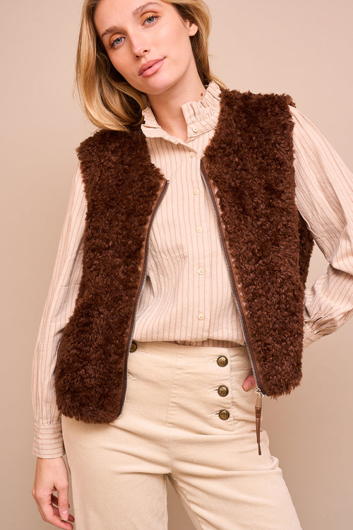 Veste Ludmila Chocolat