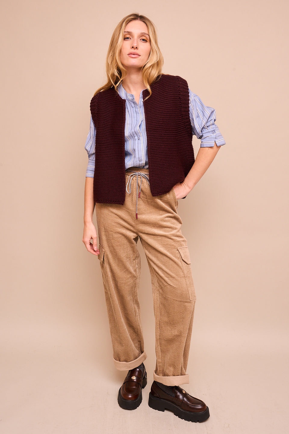 Gilet Legringot Bordeaux - Image 3