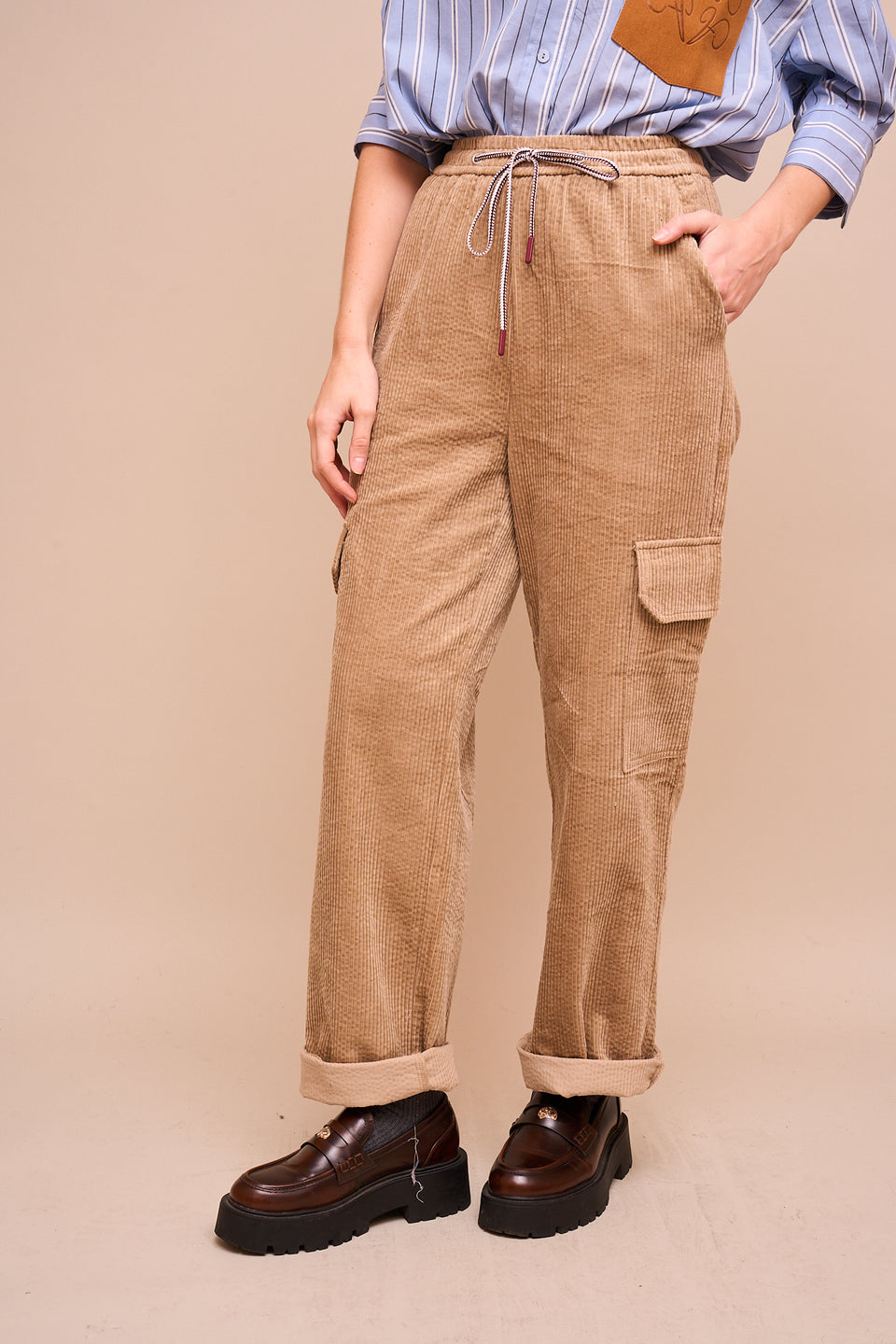 Pantalon Cloe Beige - Image 5