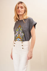 Jeans ILVA 413 Blanc