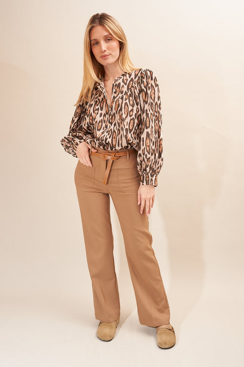 Pantalon YES 7374 Camel