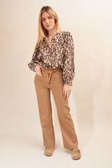 Pantalon YES 7374 Camel