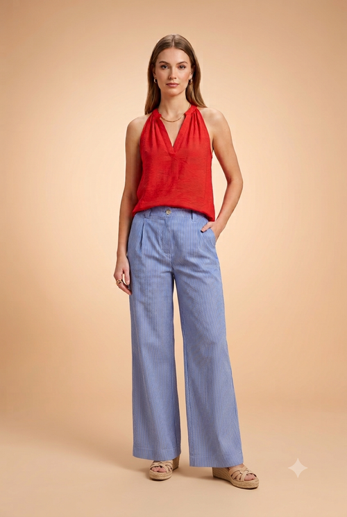 Pantalon Yes 7759 Bleu-1