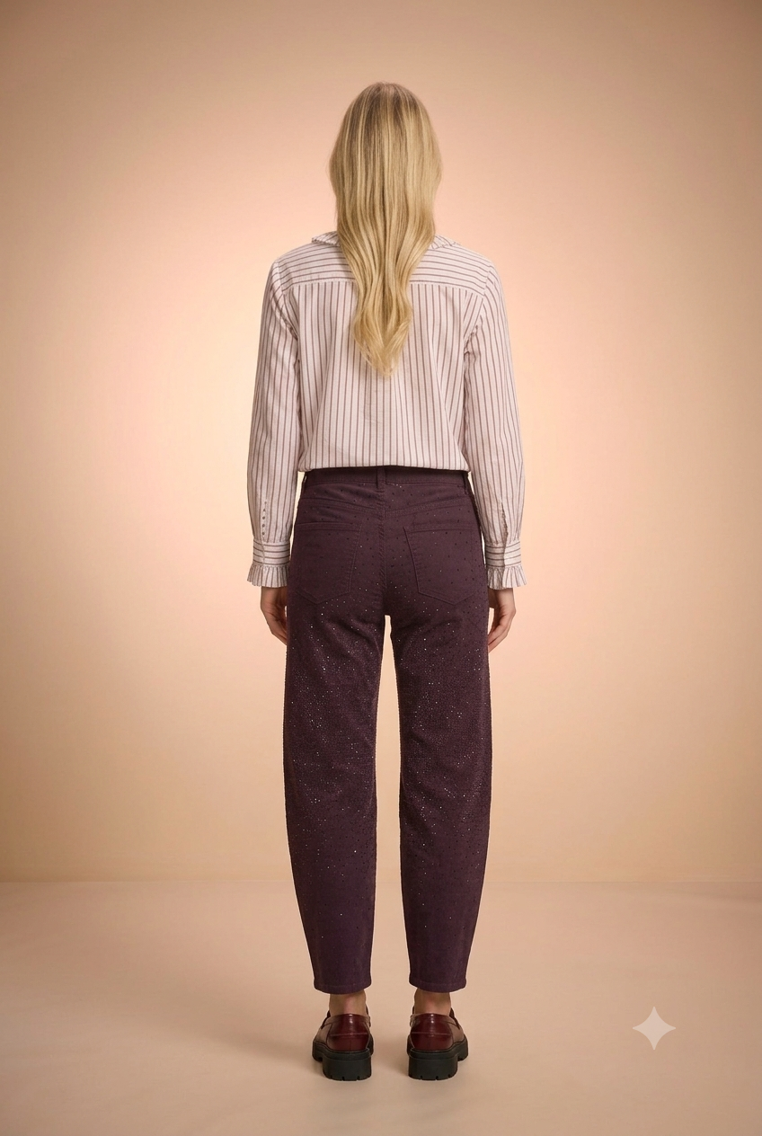 Pantalon Palone Bordeaux - Image 4