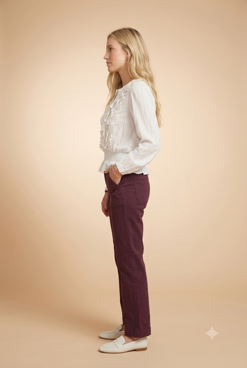 Chemise Sadiane Ecru - Image 4
