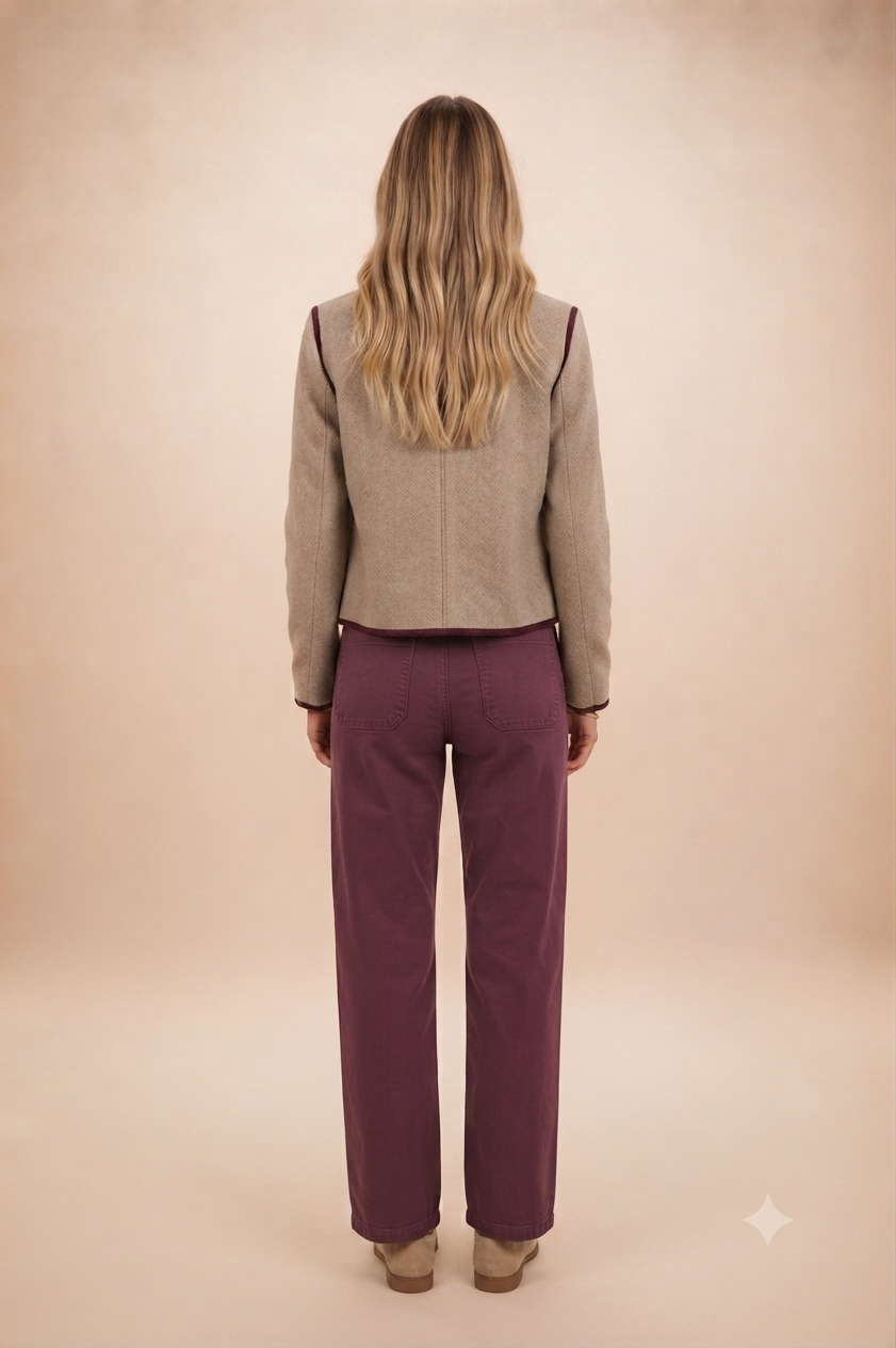 Pantalon Parmy Aubergine - Image 4