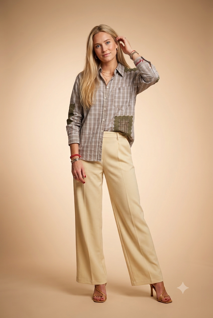 Pantalon Yes 7693 Rose - Image 2