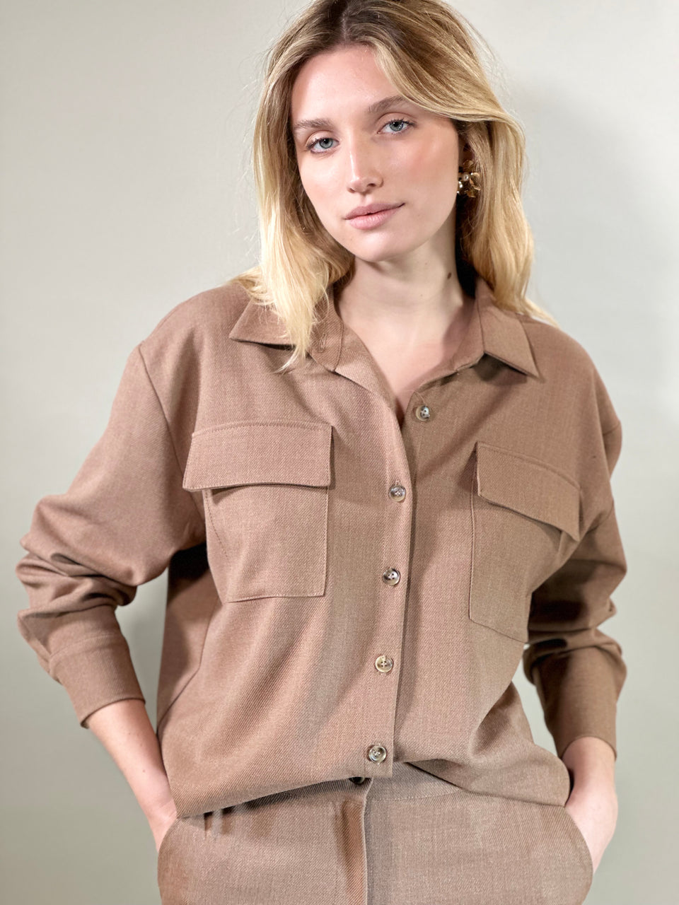 Chemise Nathan Camel - Image 1