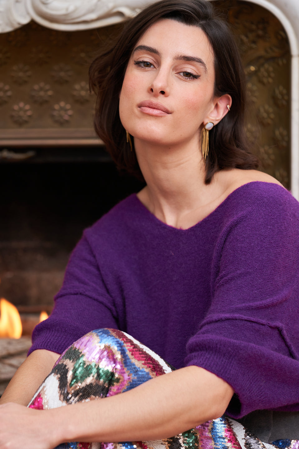 Pull Margot Violet - Image 3