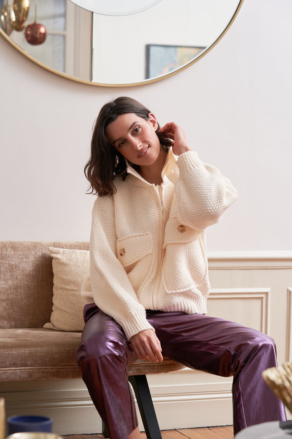 Pantalon Tasya Violet - Image 1