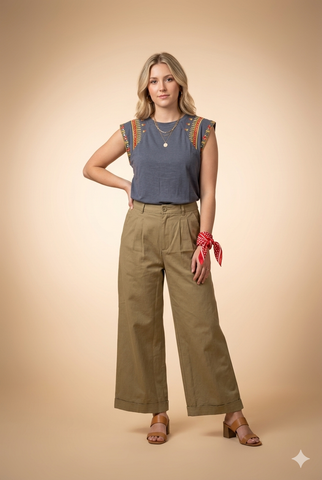 Pantalon Tiago Olive