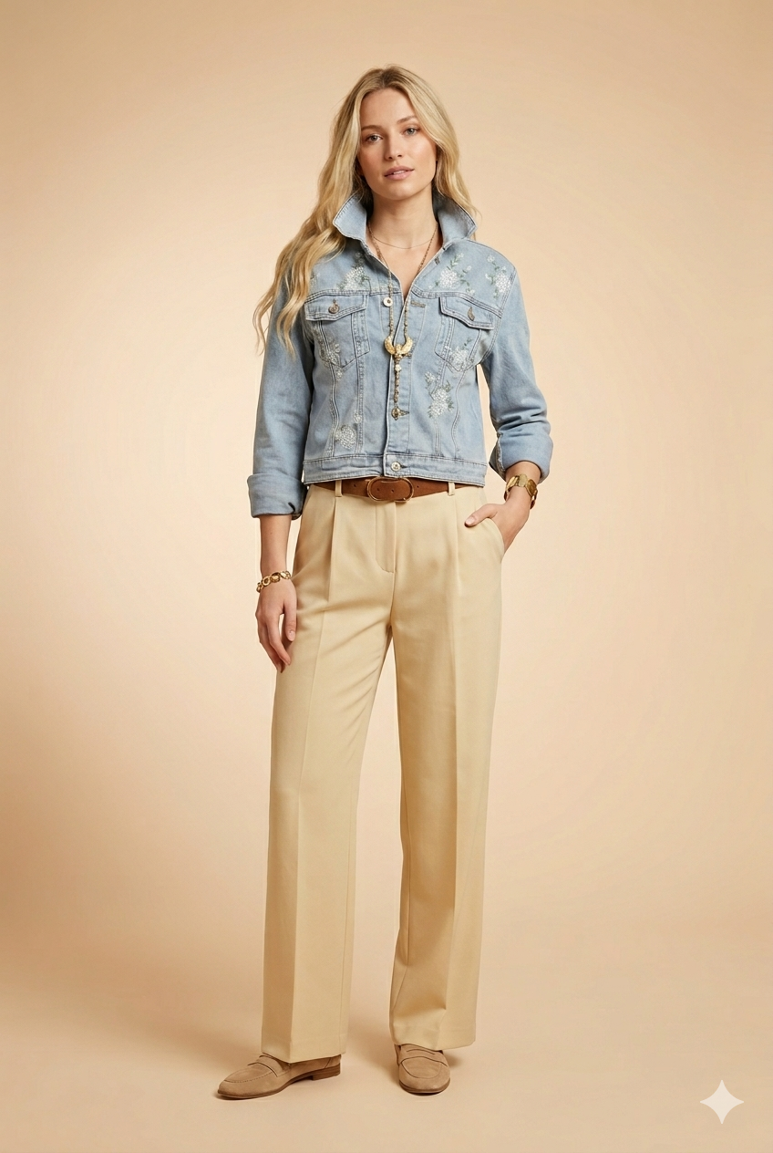 Pantalon Yes 7693 Jaune - Image 3
