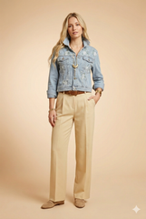 Pantalon Yes 7693 Jaune