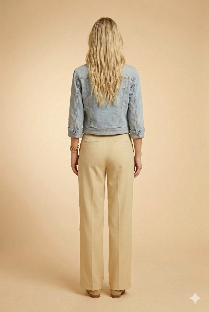 Pantalon Yes 7693 Jaune - Image 4