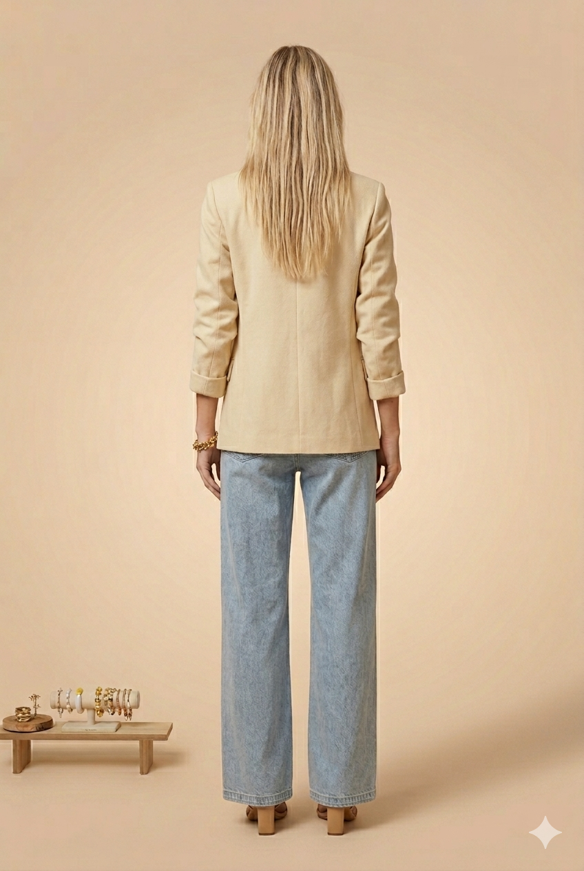 Veste Yes 6223 Jaune - Image 5