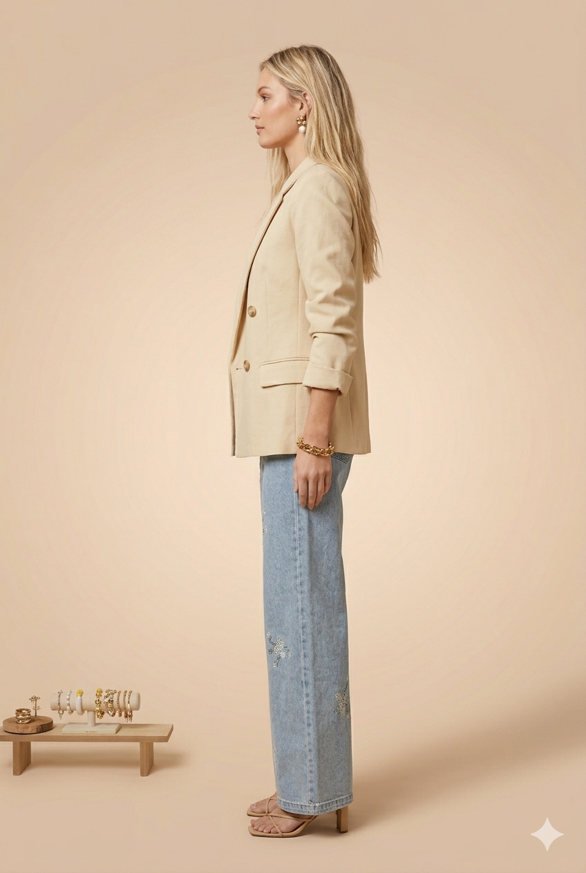Veste Yes 6223 Jaune - Image 4