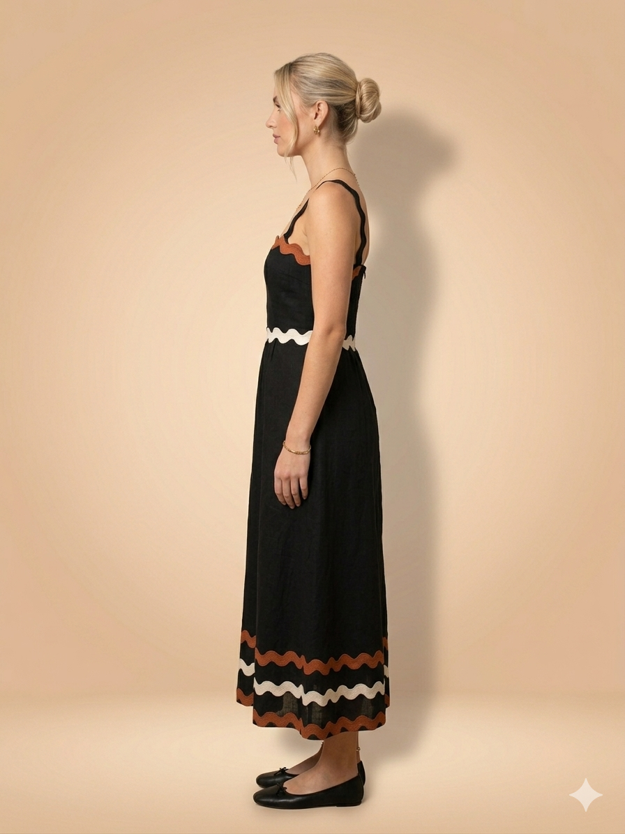 Robe Ovalentin Noir - Image 3