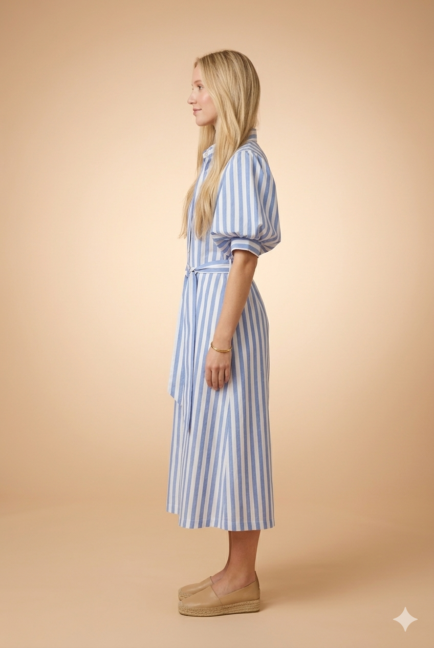Robe Yes 10548 Bleu-1 - Image 3