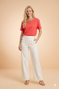 Pantalon Yes 7737 Ivoire