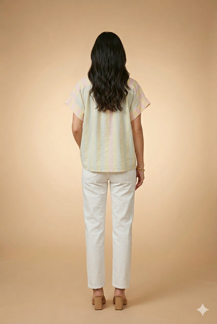 Chemise Avelon Rayure Bleu - Image 3