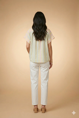 Chemise Avelon Rayure Bleu