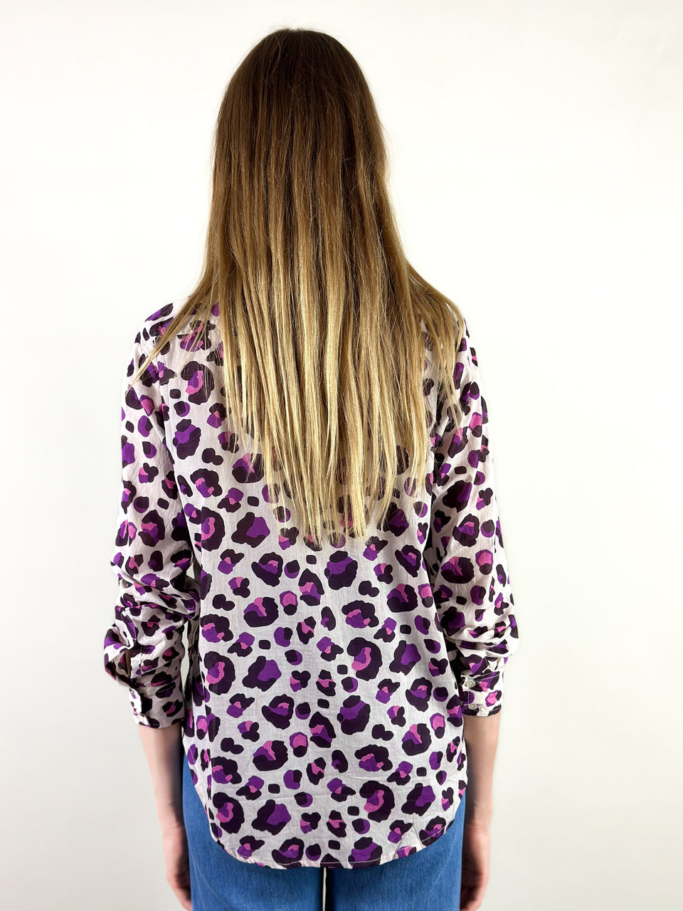Chemise ILVA 65455 Violet - Image 4