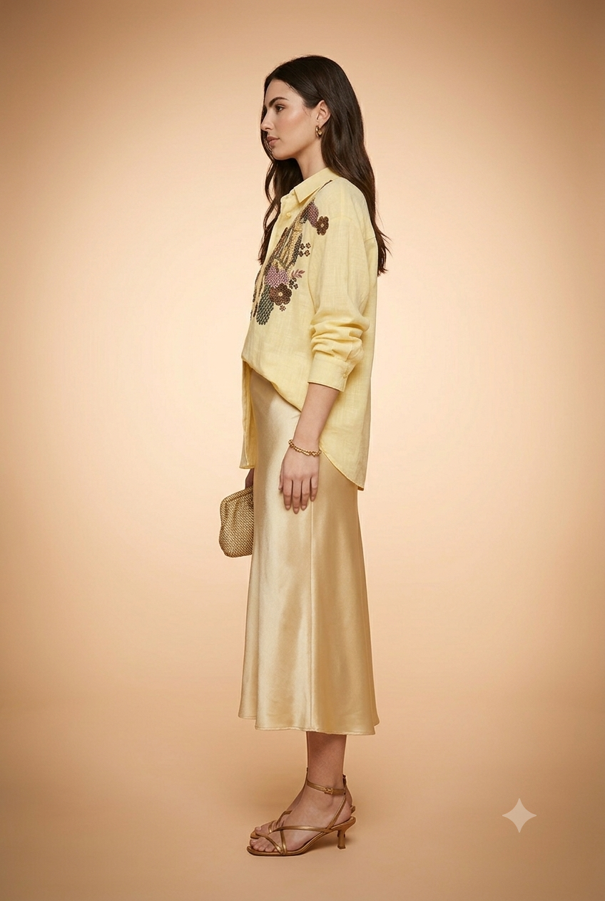 Chemise Shannyla Jaune - Image 2