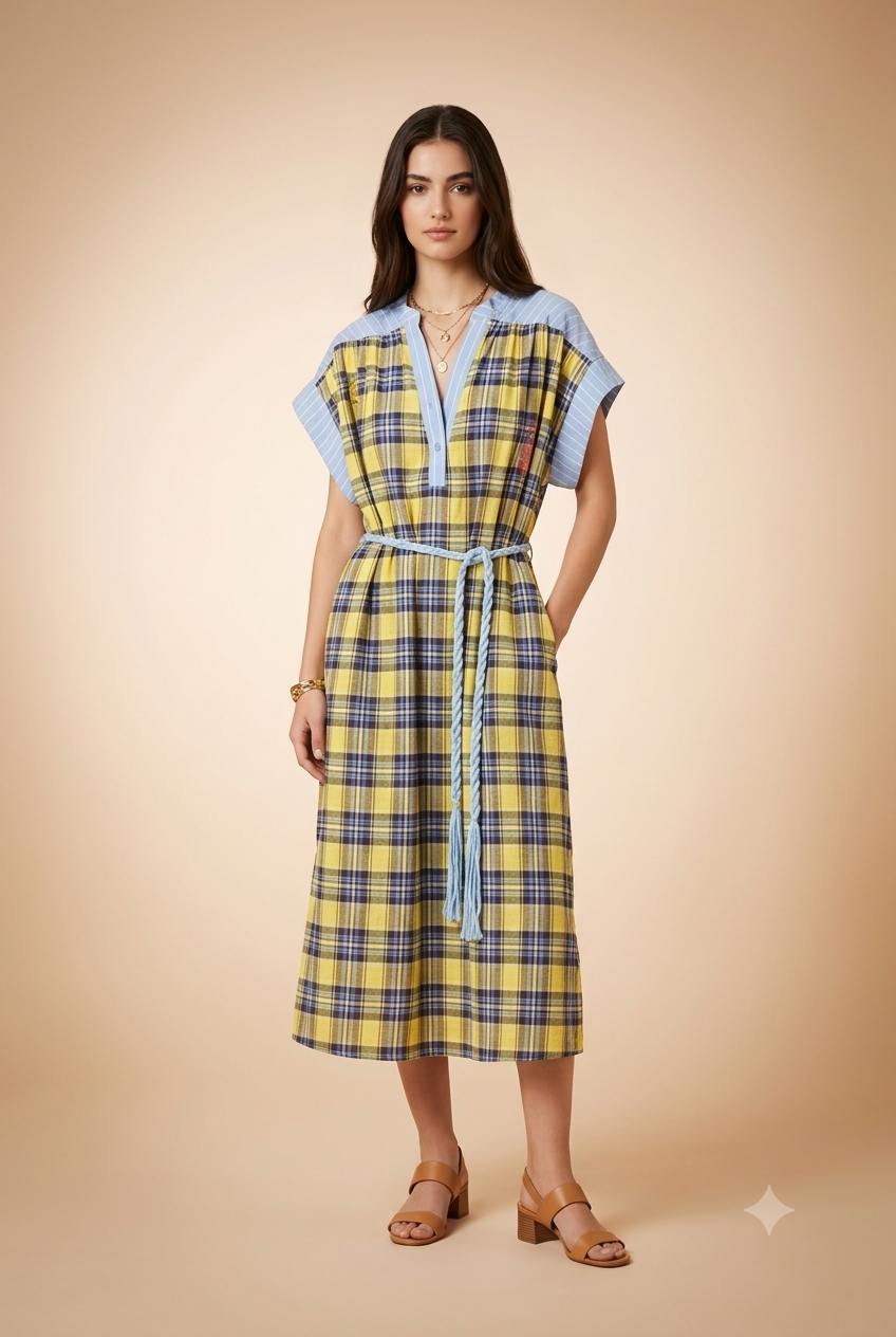 Robe Zephyr Carreaux - Image 2