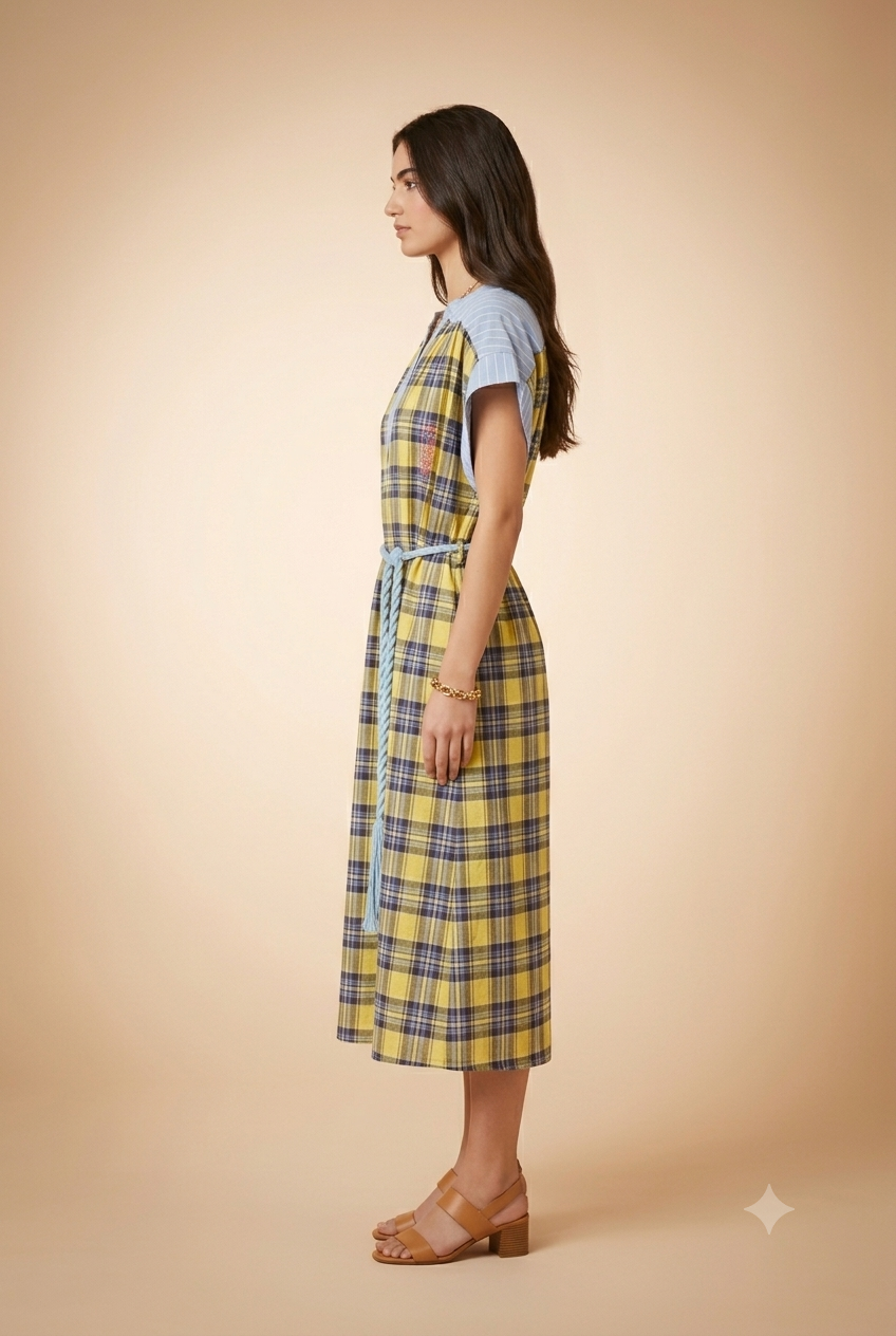 Robe Zephyr Carreaux - Image 2