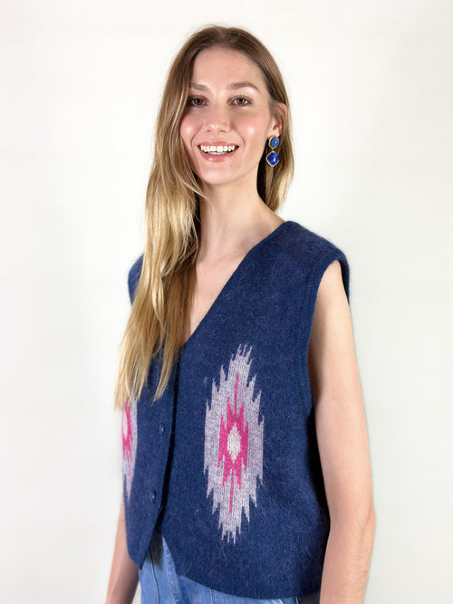 Gilet Laura Bleu Denim