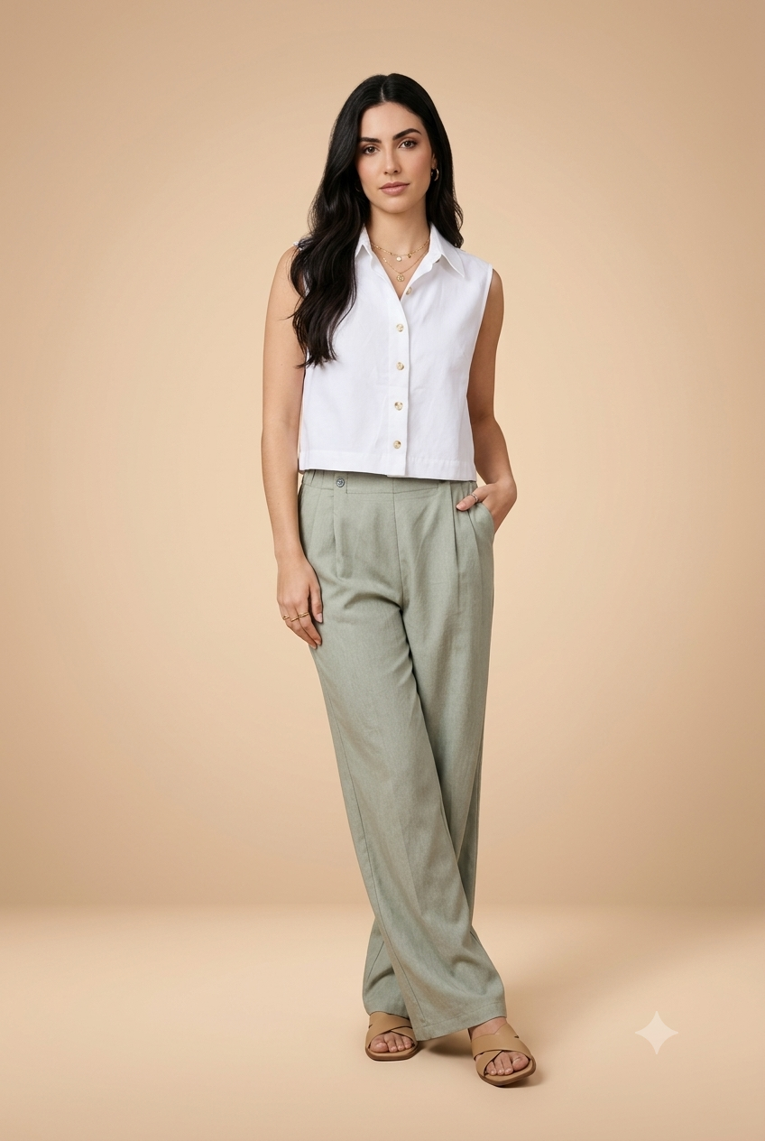 Pantalon Nolise Lichen - Image 1