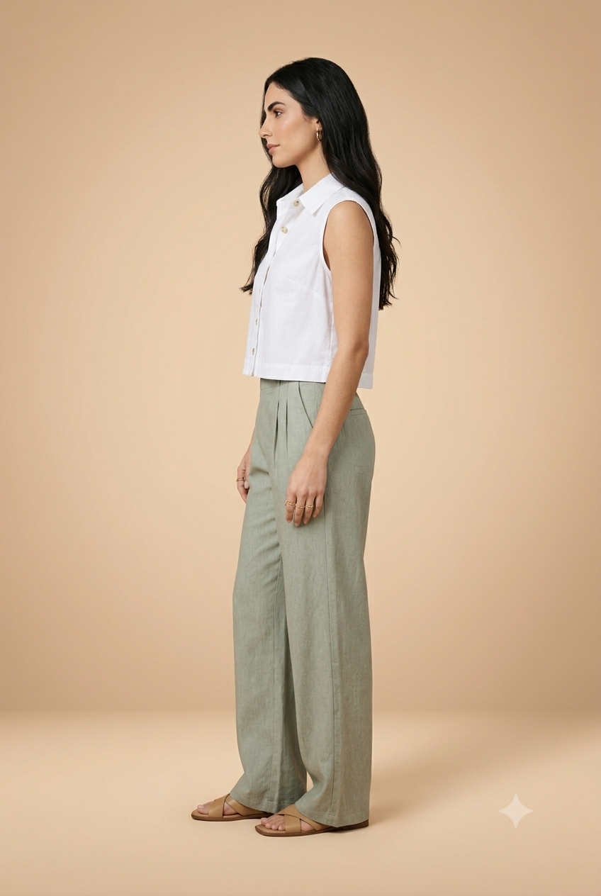 Pantalon Nolise Lichen - Image 2