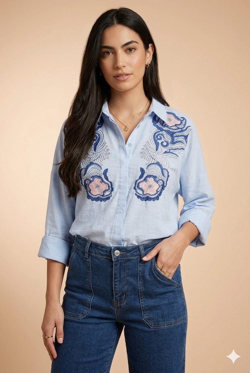 Chemise Shantyla Ciel - Image 4