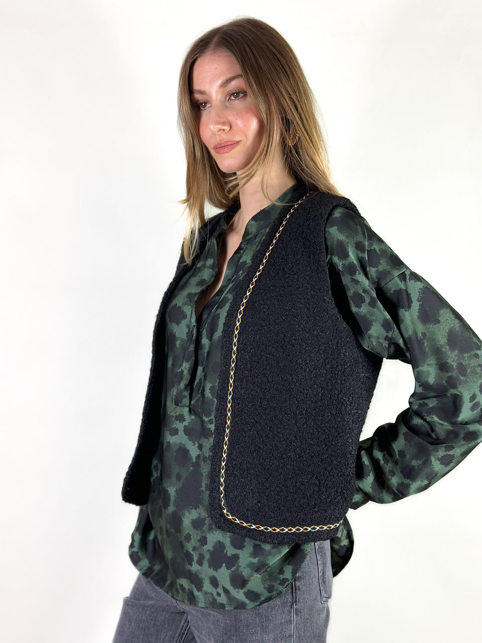 Gilet Paola Noir - Image 2