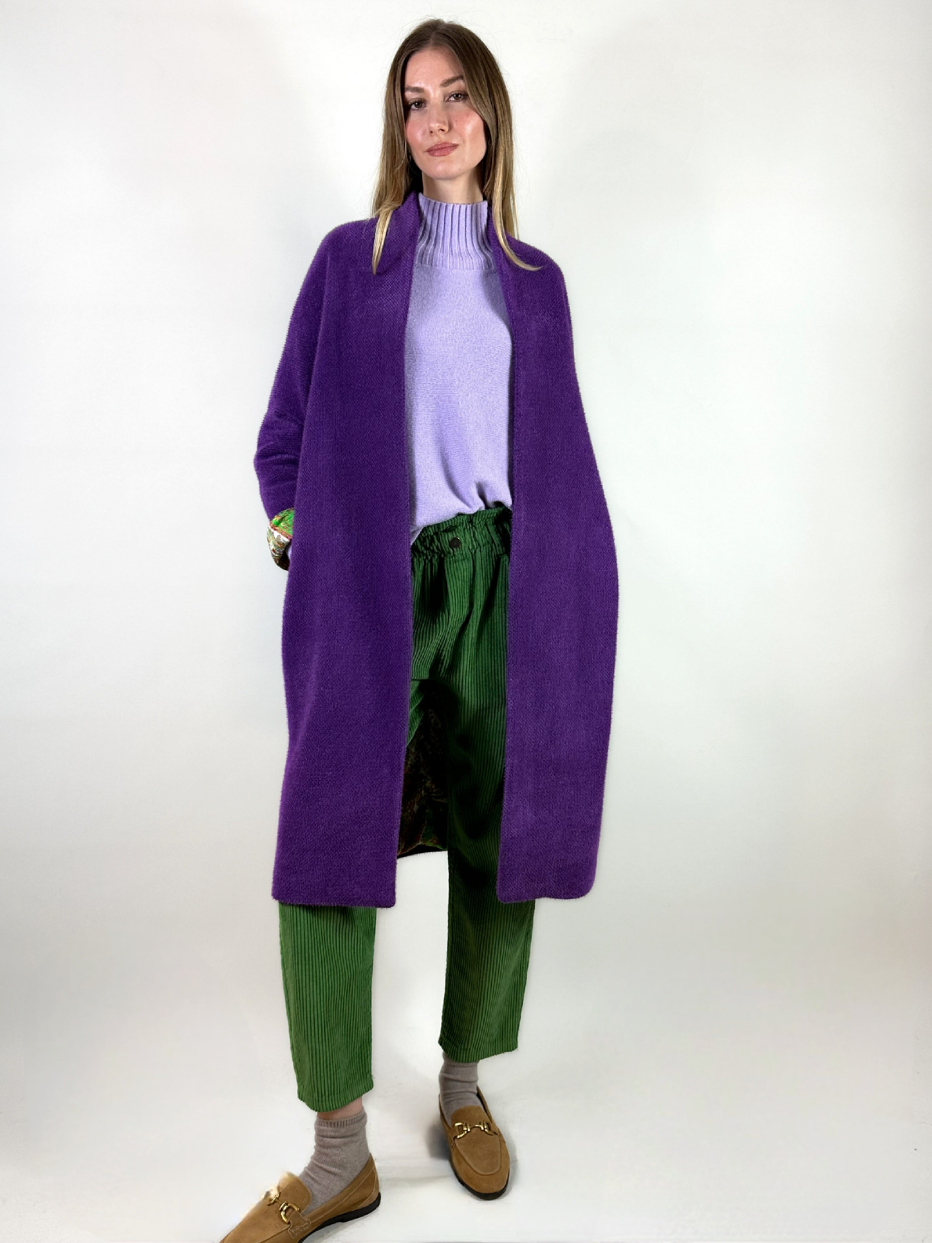 Manteau Sarah Miel Violet