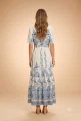 Robe Yes 10570 Bleu-1