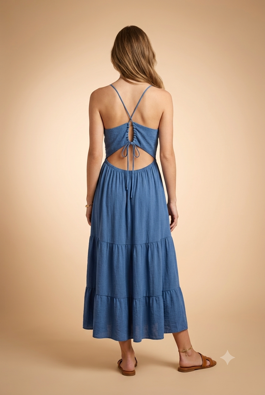 Robe Yes 10516 Bleu - Image 4