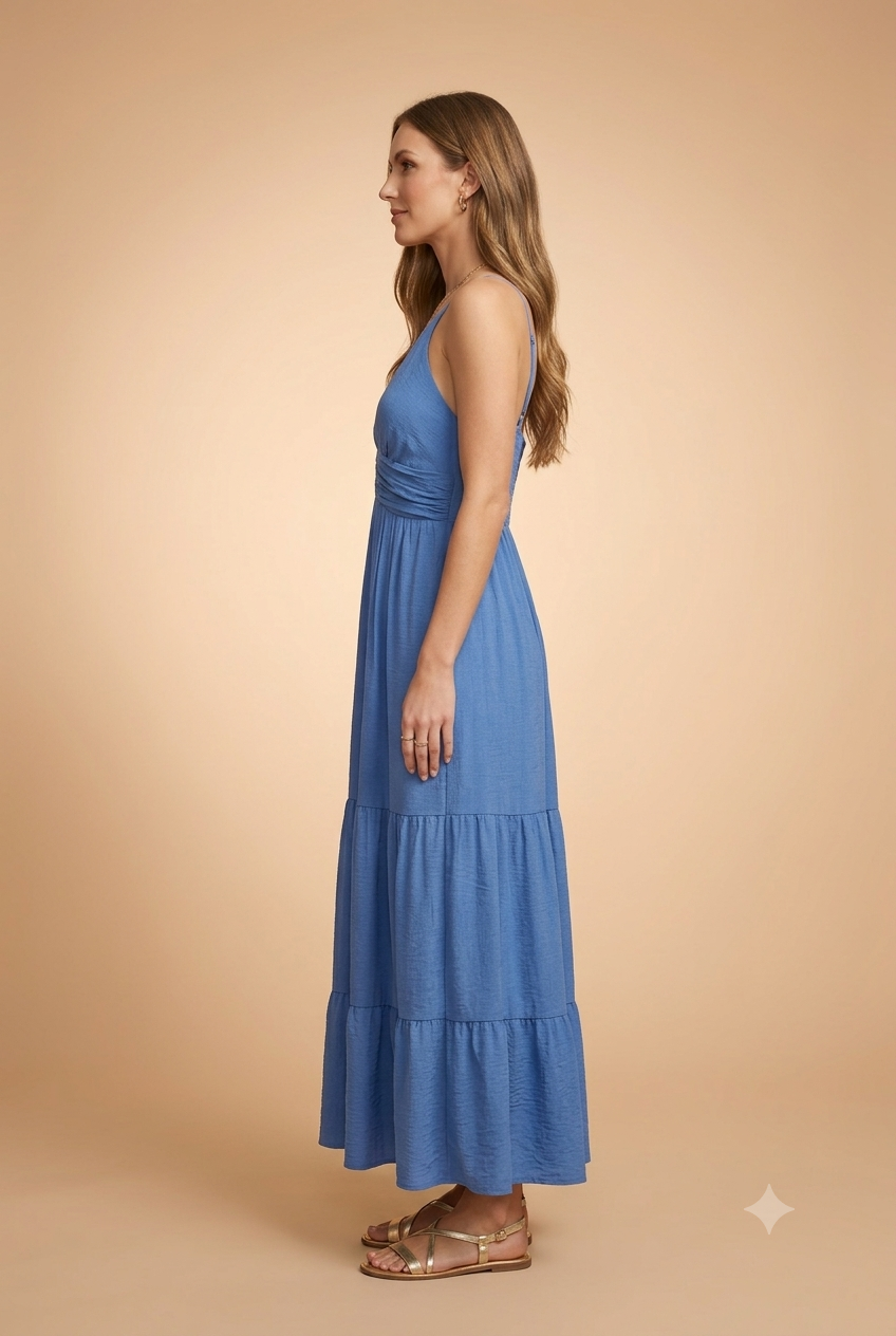 Robe Yes 10516 Bleu - Image 3