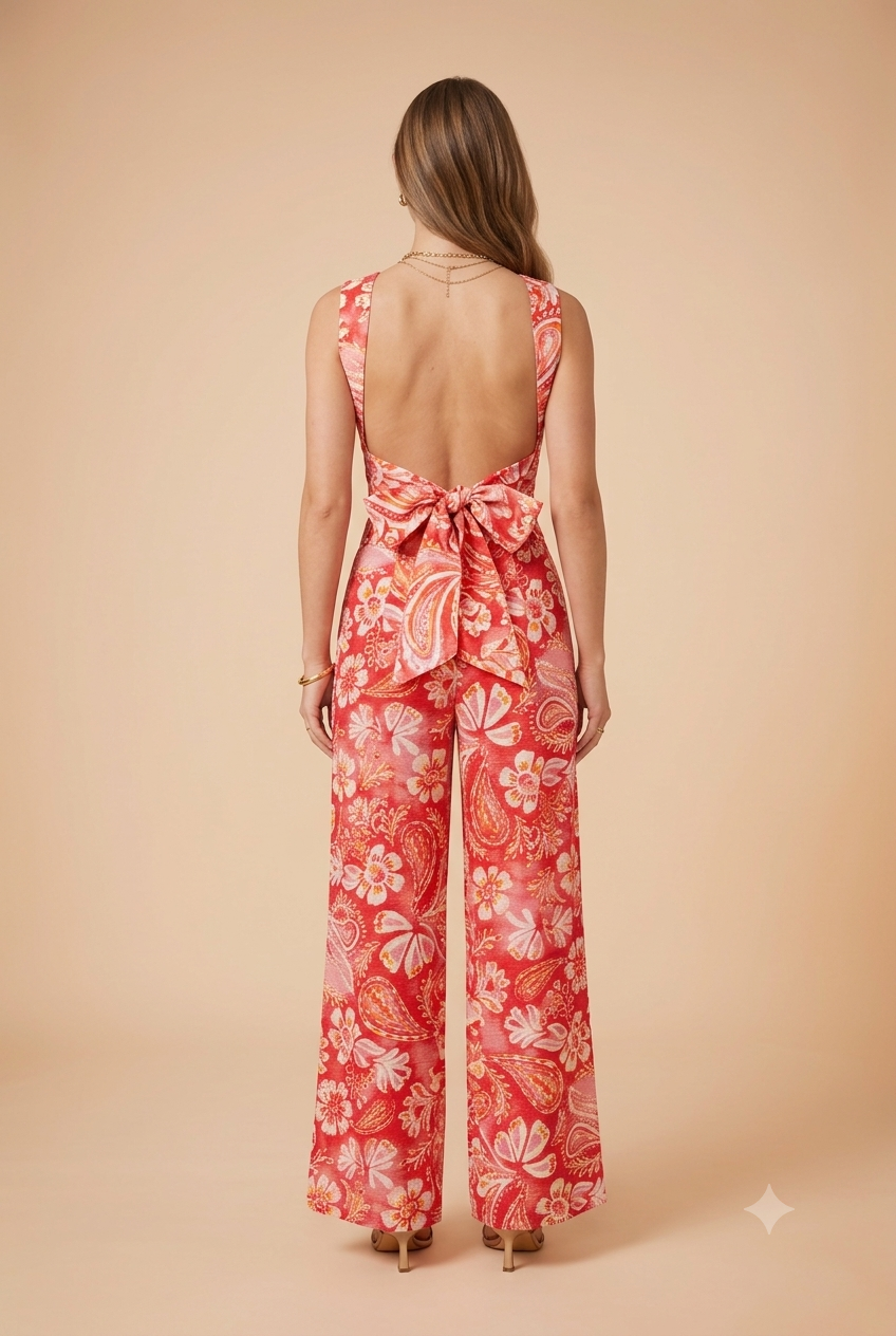 Pantalon Yes 7746 Corail-4 - Image 4