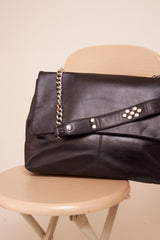 Sac Cuir Rachel Uni Black
