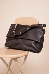 Sac Cuir Rachel Uni Black