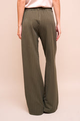 Pantalon FREDERIC Kaki rayé