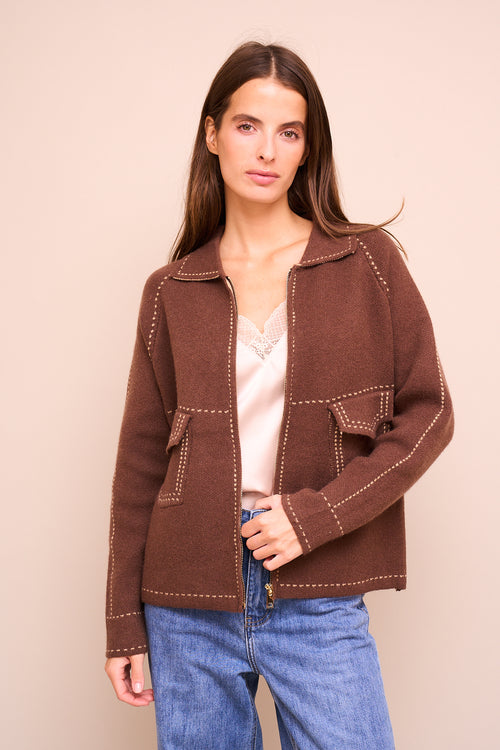 Veste ILVA 298 Chocolat