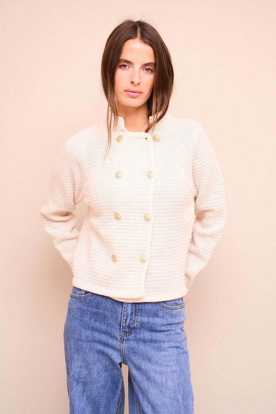 Gilet Voscar Ecru - Image 4