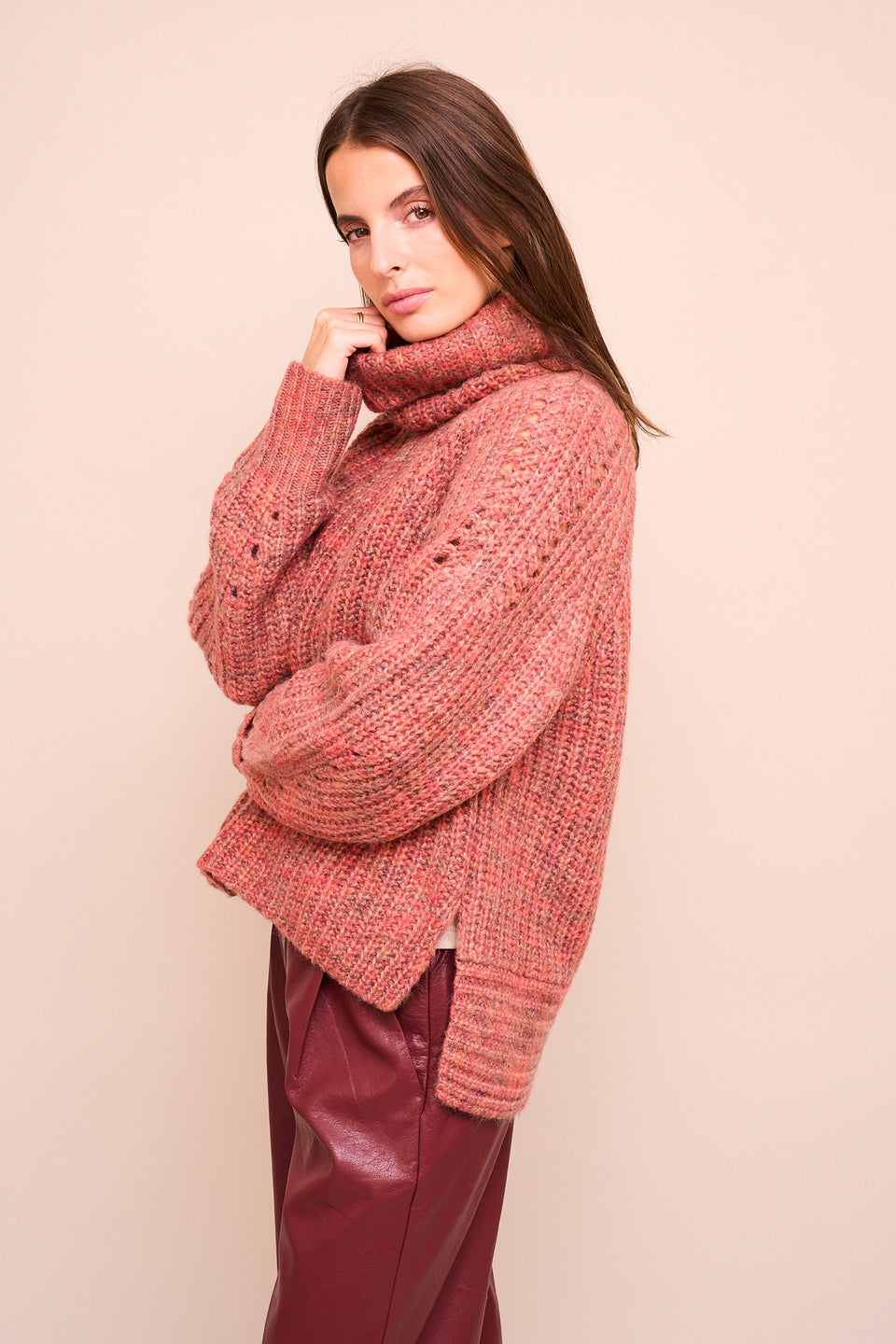 Pull Lume  Brique - Image 4