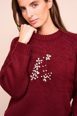 Pull Naia Bordeaux