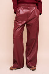 Pantalon Alyzee Bordeaux