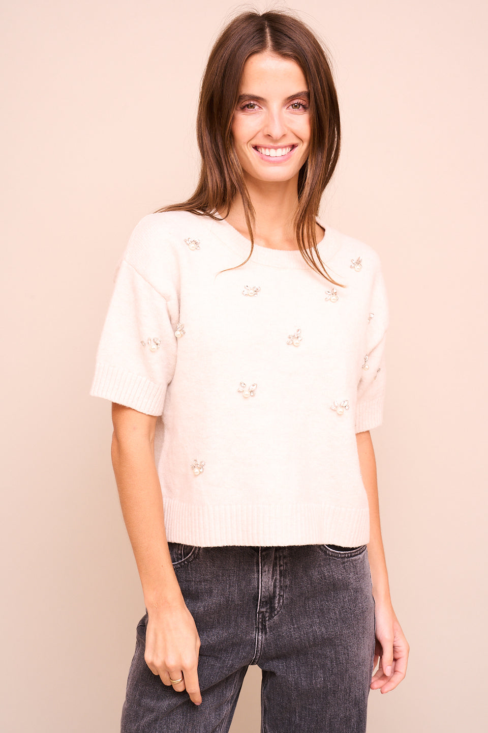 Pull Nelida Ecru - Image 2