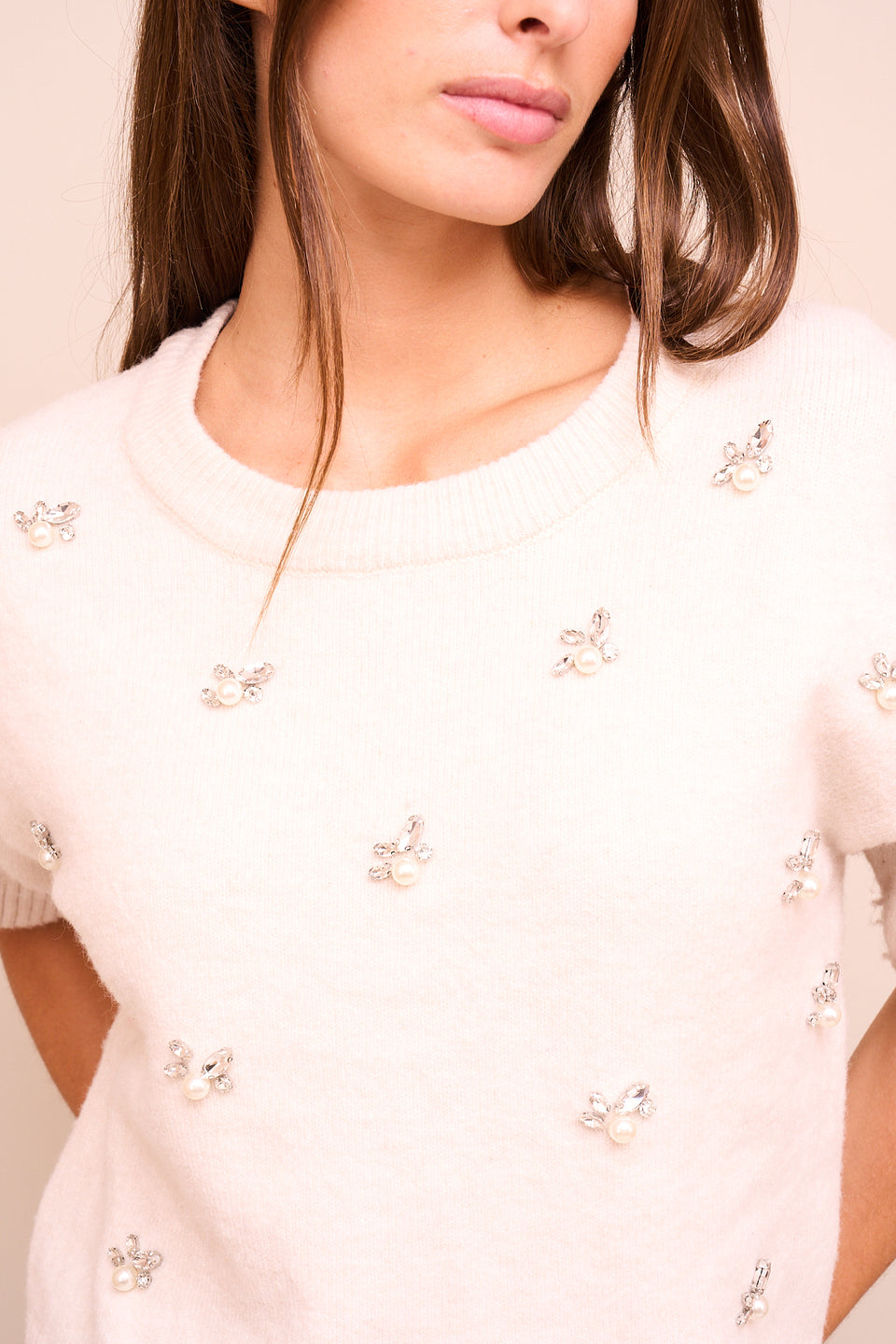 Pull Nelida Ecru - Image 3